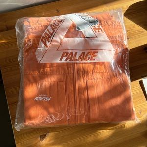 Palace - Washed Cotton Hooded Jacket in Orange 🍊 New in original packaging.
